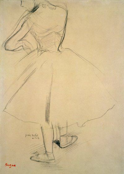 Ballerina vista da dietro, XIX secolo da Edgar Degas